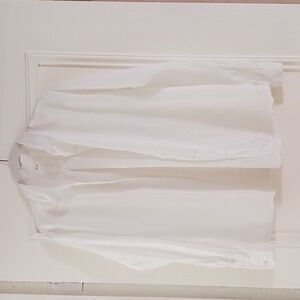 Uniqlo 100% linen white shirt